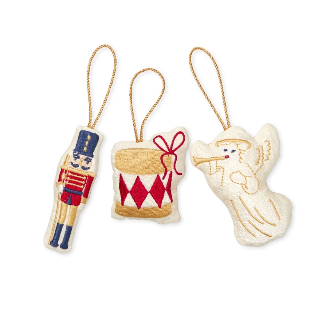 CamCam® Ensemble de décorations de Noël OCS Nutcracker