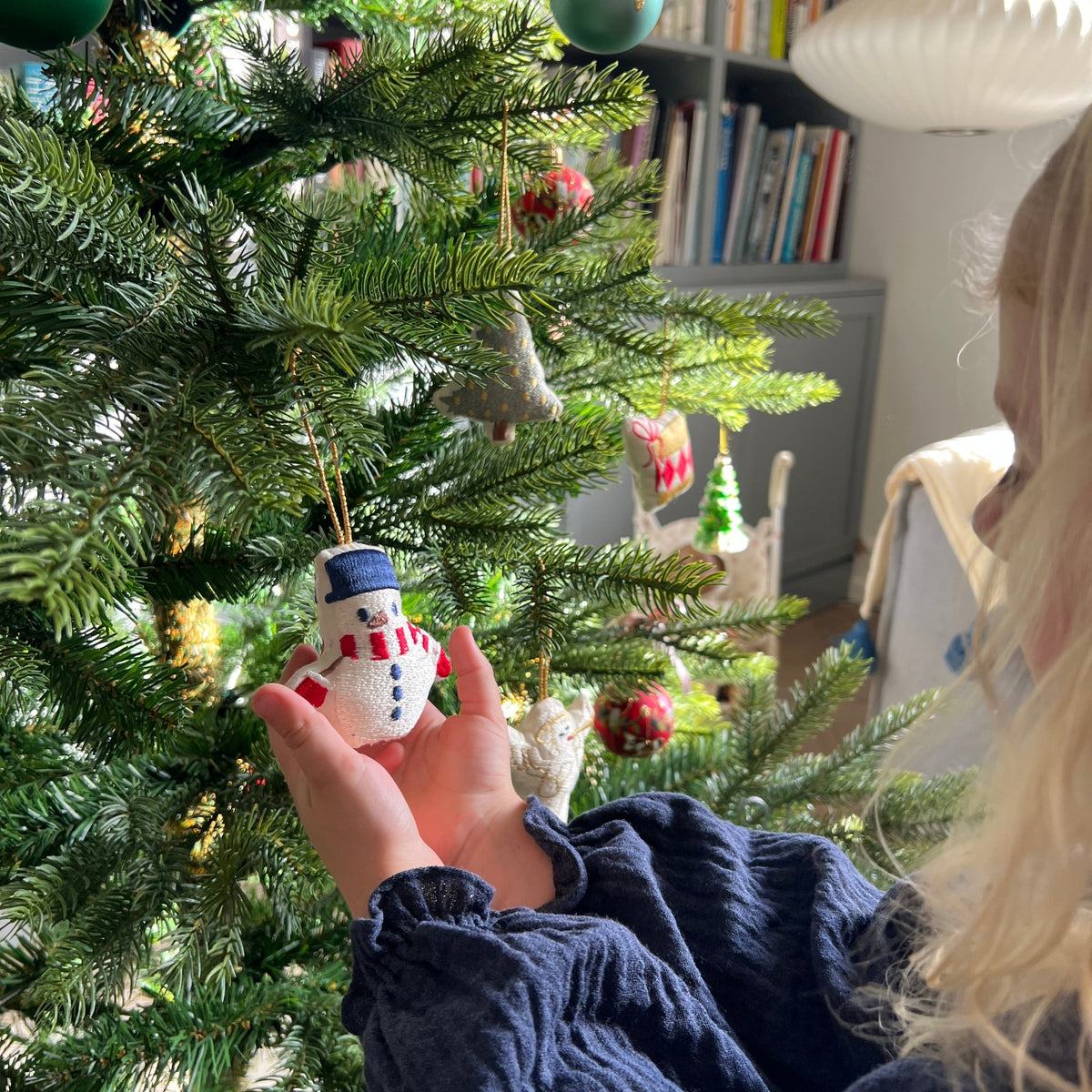 CamCam® Komplet božičnih okraskov OCS Snowman – slika 2
