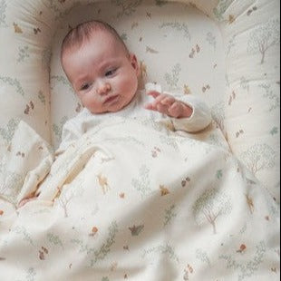 CamCam® Otroška posteljnina BABY 70x100 GOTS Woodland – slika 2