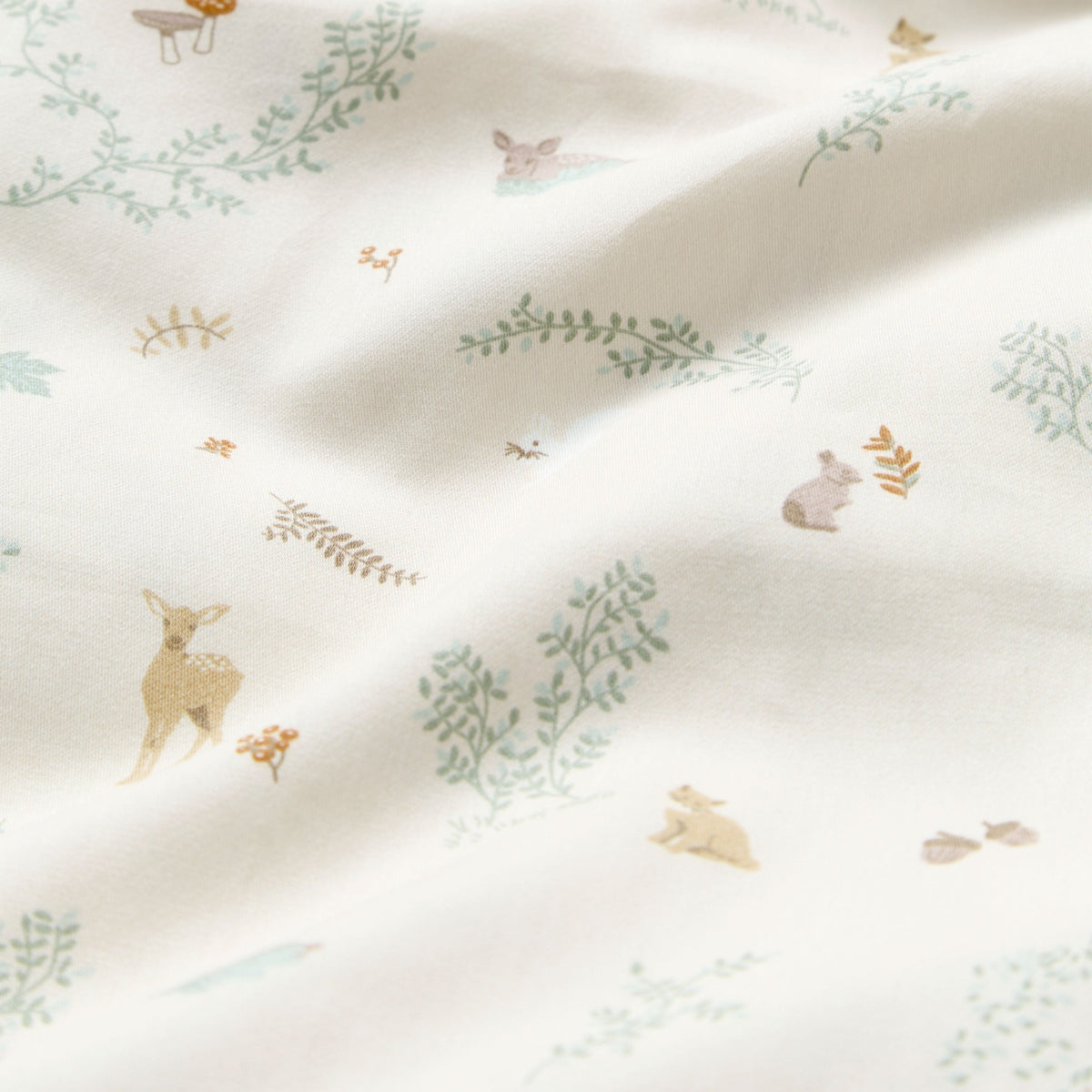 CamCam® Otroška posteljnina BABY 70x100 GOTS Woodland – slika 4
