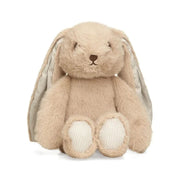 CamCam® Lapin en peluche Billie Latte/Classic Stripes Camel Medium