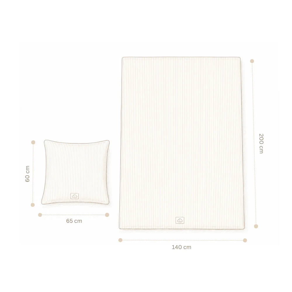 CamCam® Posteljina GOTS Caprice 140x200 – slika 3