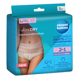 Canpol babies® 2u1 ultra upijajuće postporođajne gaćice s uloškom L/XL 5 kom