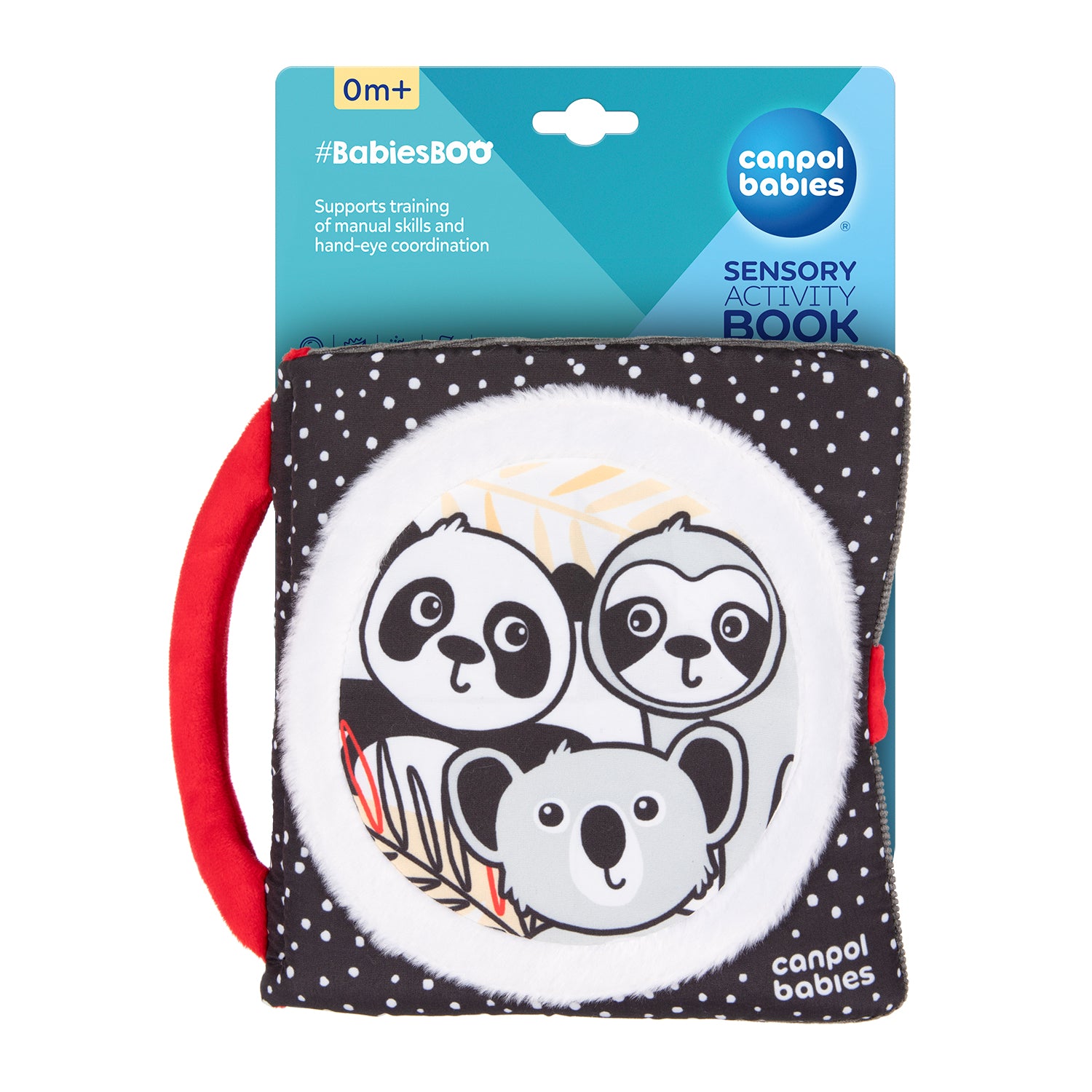 Canpol babies® Mekana edukativna knjiga BabiesBoo Panda