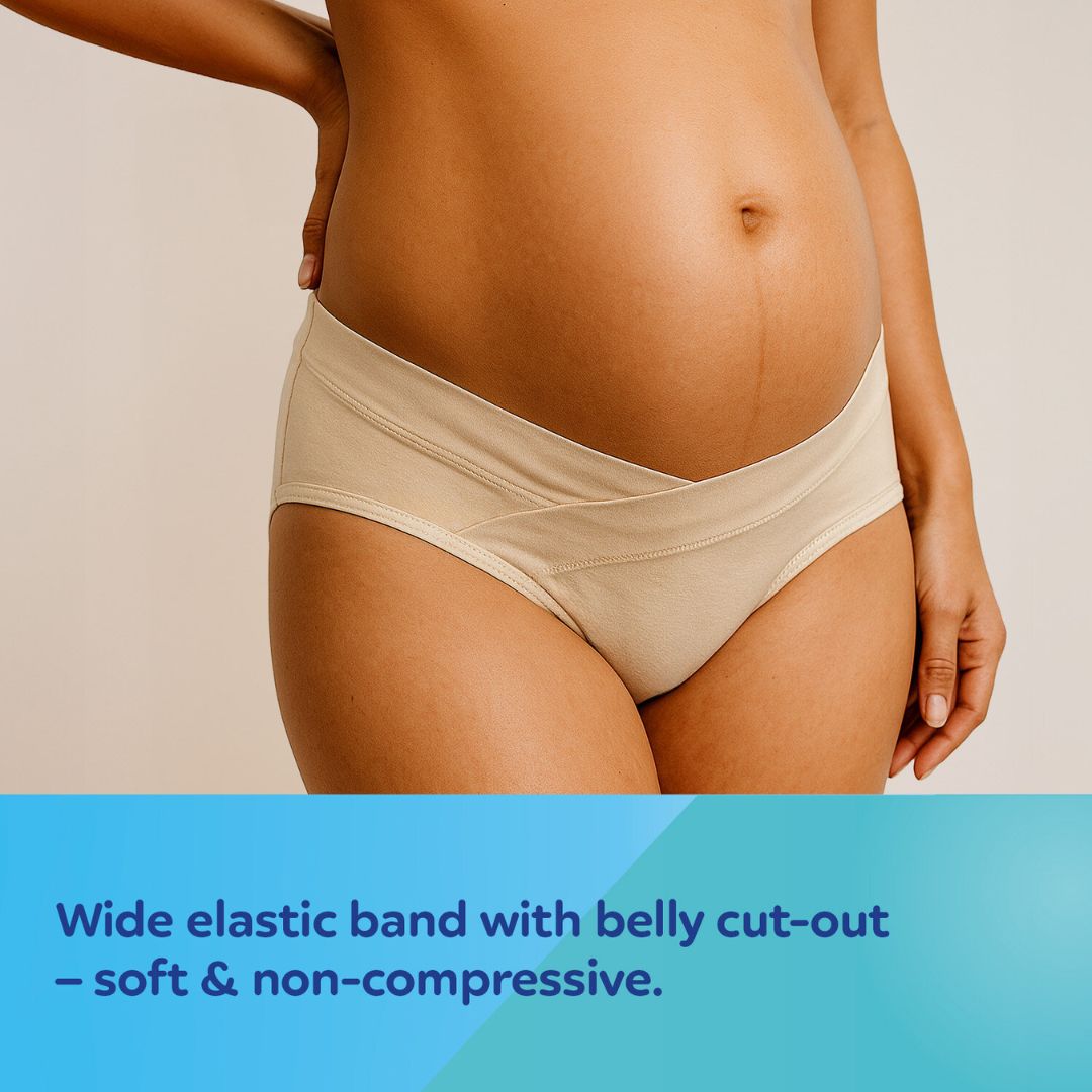 Canpol babies® Maternity Panties Mum Fit with Low Waist 2 pcs