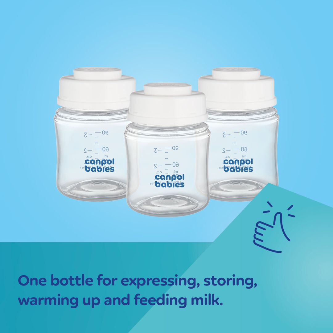Canpol babies® Bottle Set for Breast Milk Storage 3x120ml