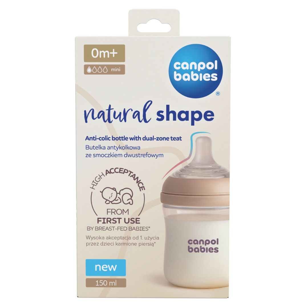 Canpol babies® Bočica Natural Shape 150 ml 2 kom
