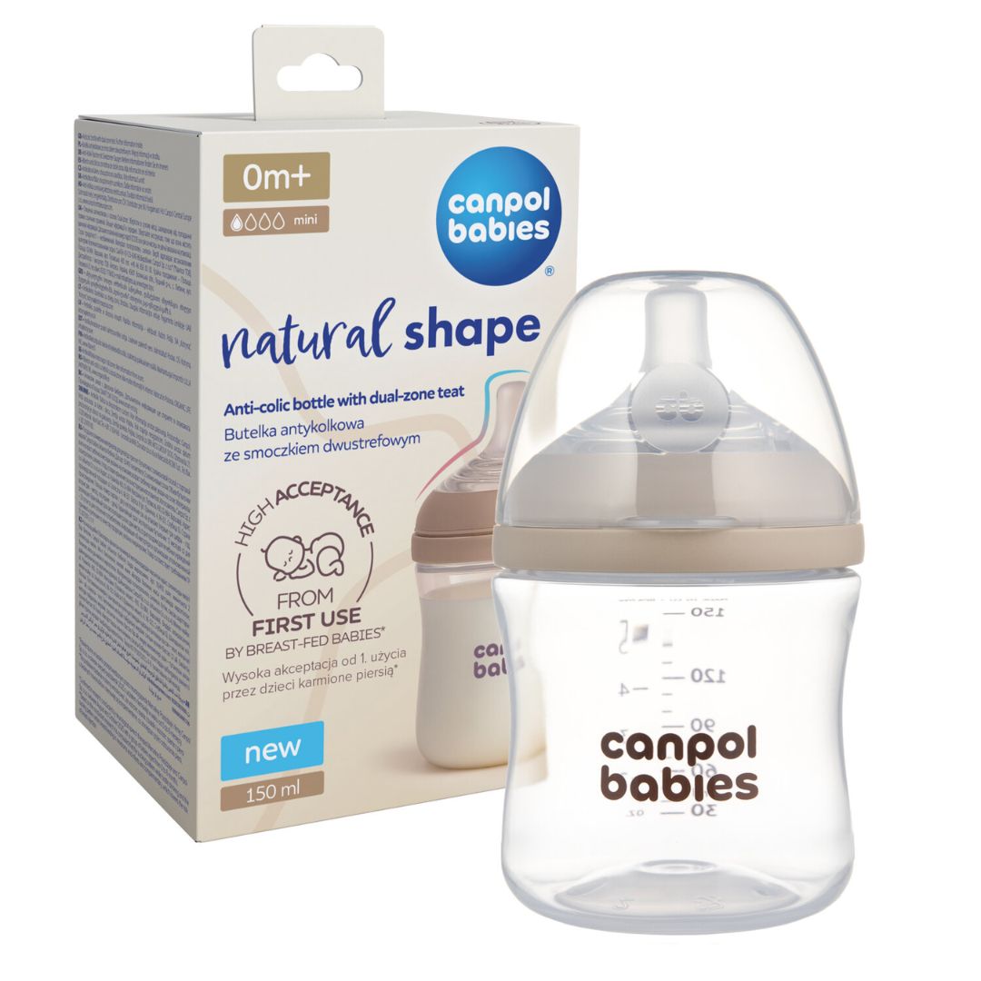 Canpol babies® Bočica Natural Shape 150 ml 2 kom