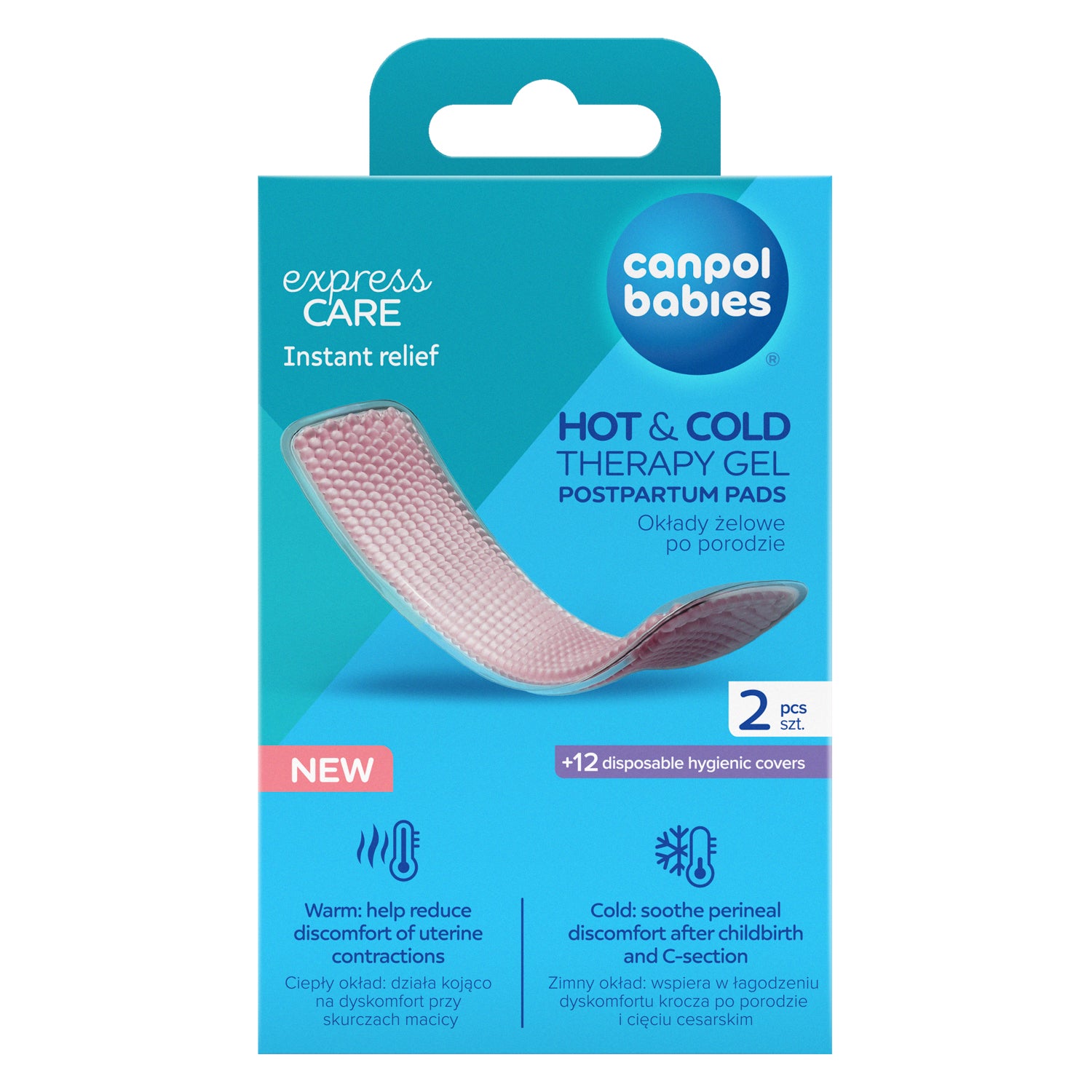 Canpol babies® Warm-cold therapeutic gel postpartum compresses 2 pcs