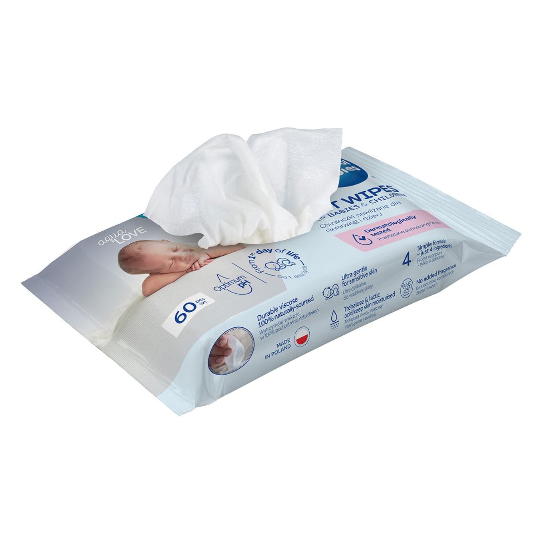 Canpol babies® Salviettine umidificate per neonati e bambini 60 pz
