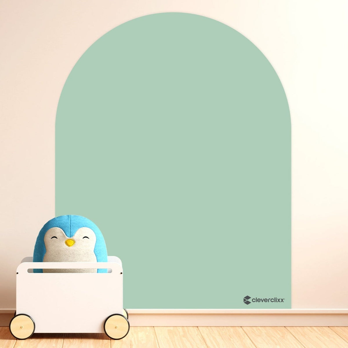 Cleverclixx® Magnetic Wall Sticker 95x75 cm Soft Olive