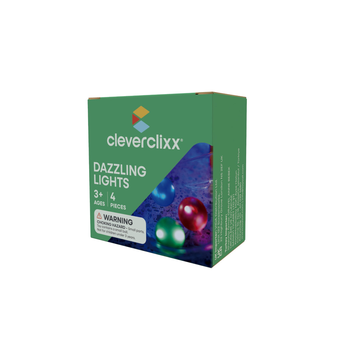 Cleverclixx® Sijoče žogice 4 kos