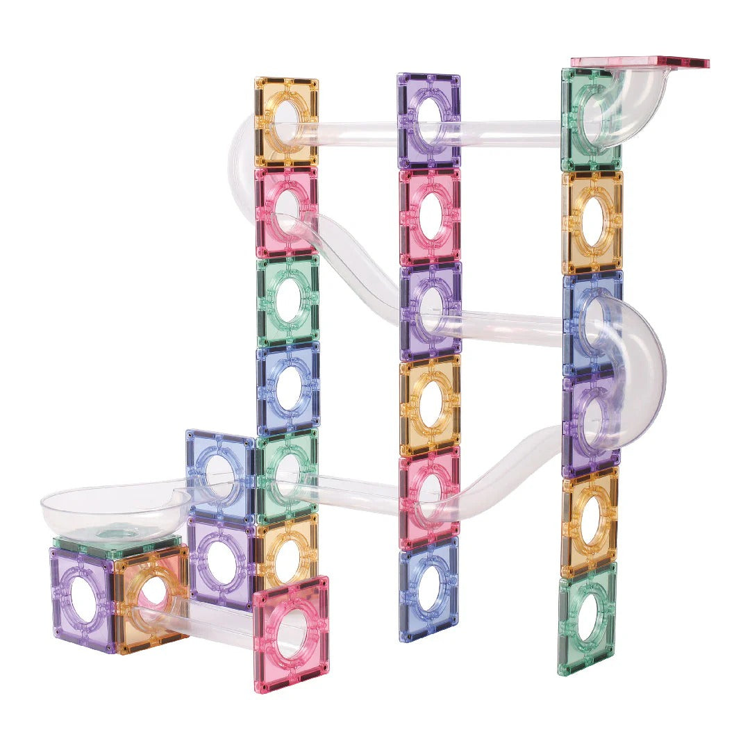 Cleverclixx® Magnetne ploščice Ball Run Clever Pack Pastel 110 kos Cleverclixx