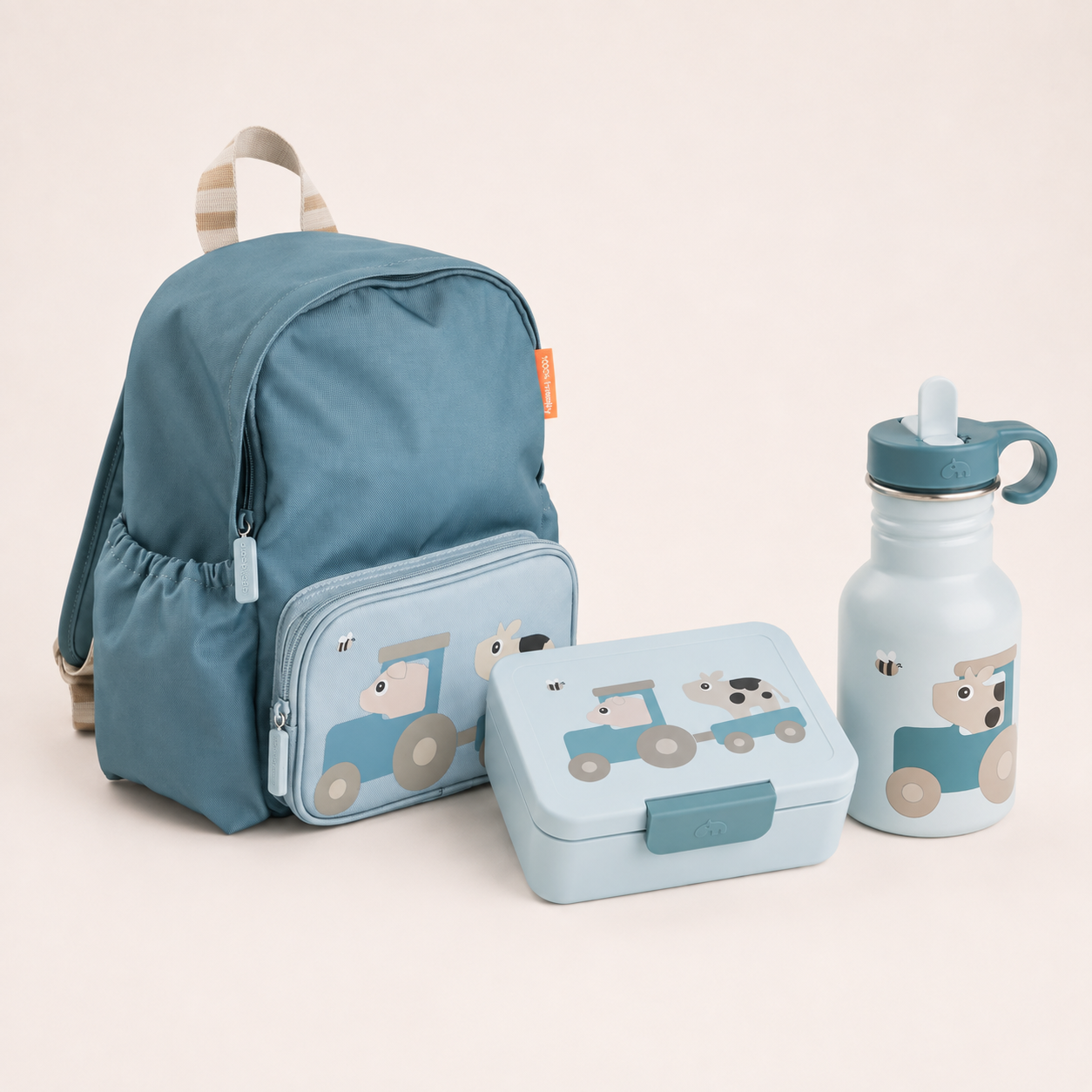 Done by Deer® Ensemble pour la crèche Tiny Farm Blue