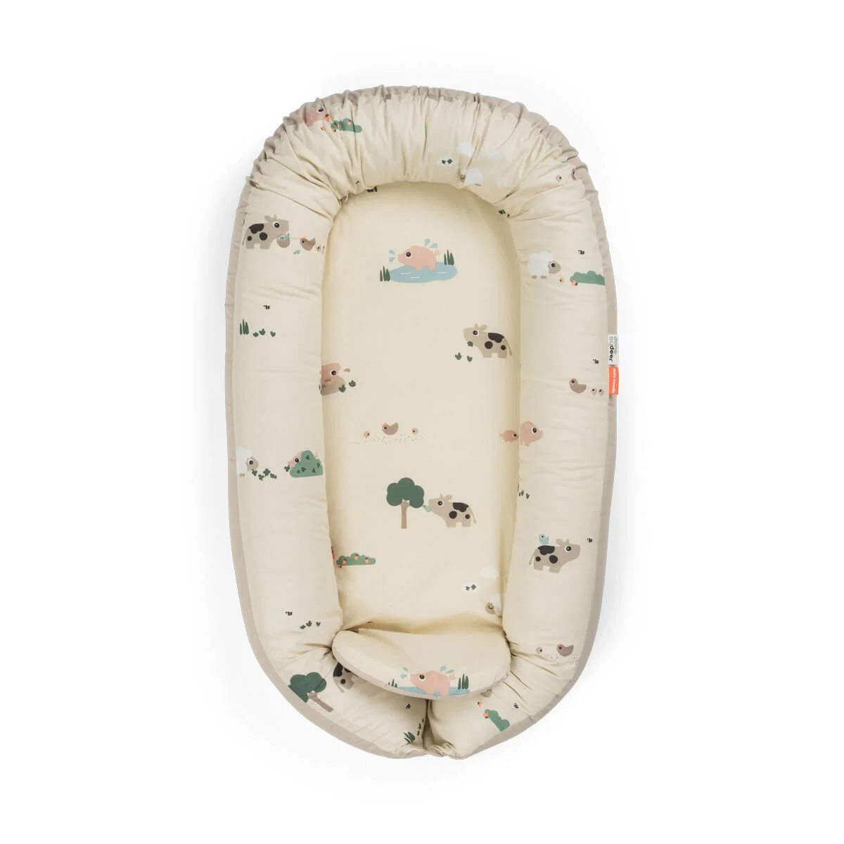 Done by Deer® Nid douillet bébé Tiny Farm Sand – slika 2