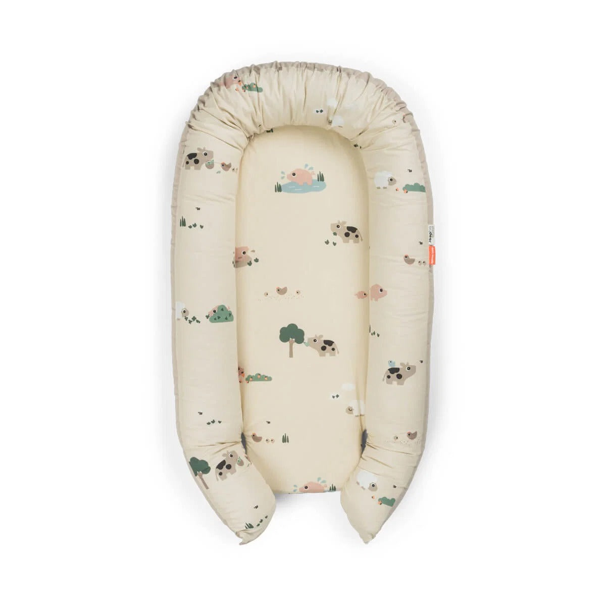 Done by Deer® Nid douillet bébé Tiny Farm Sand – slika 3