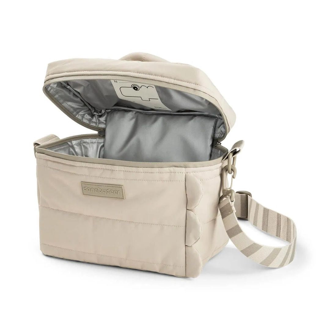 Done by Deer® Izolirana torba Quilted Croco Sand Done by Deer