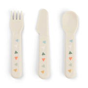 Done by Deer® Jedilni pribor Foodie Celebration Sand Done by Deer