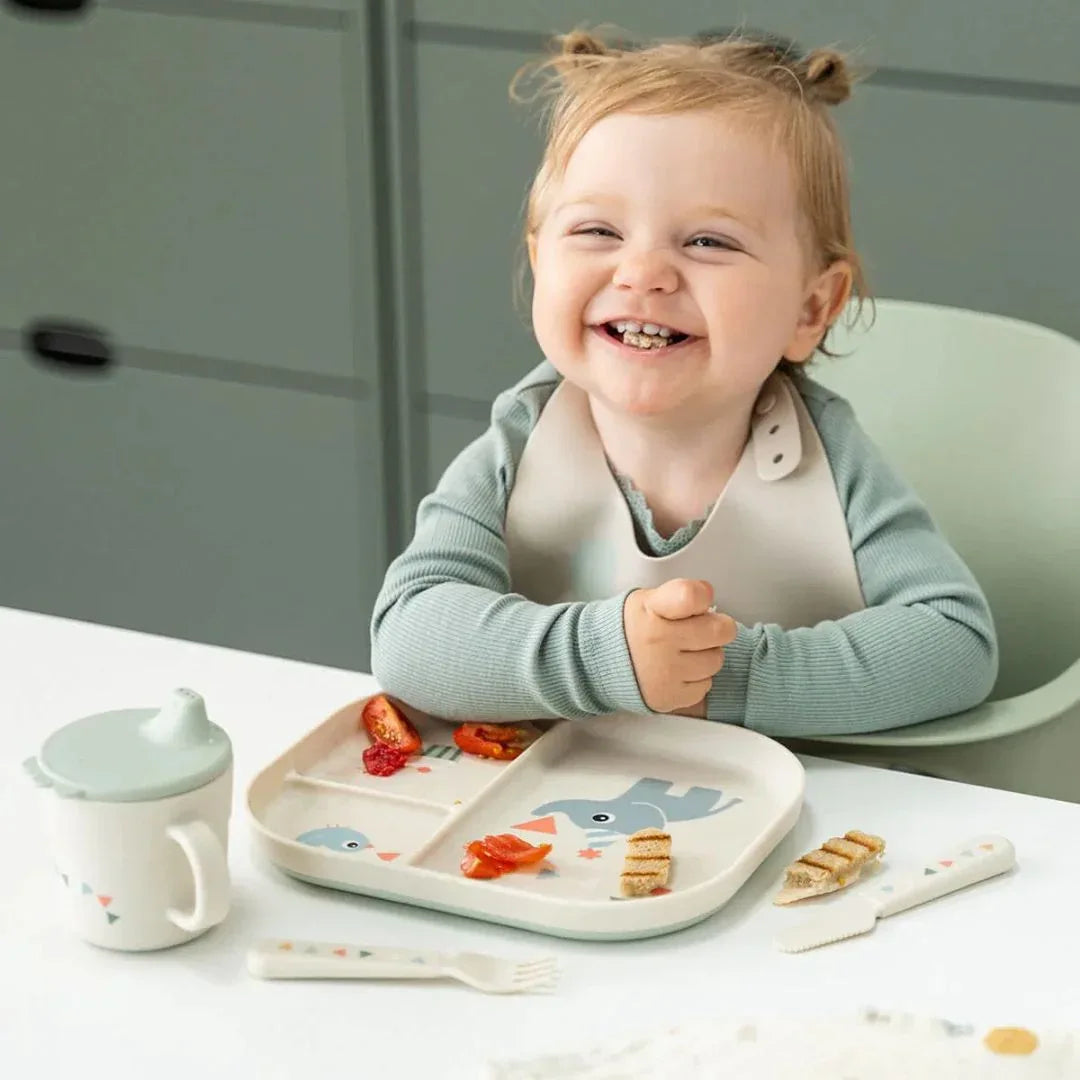 Done by Deer® Jedilni pribor Foodie Celebration Sand Done by Deer