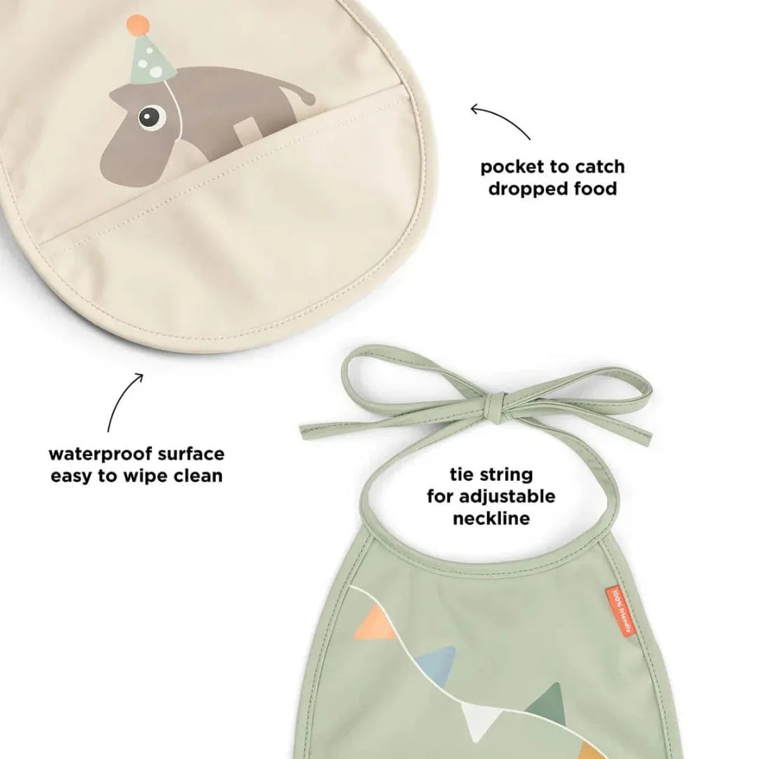 Done by Deer® Komplet 2 mini slinčkov Celebration Sand Done by Deer