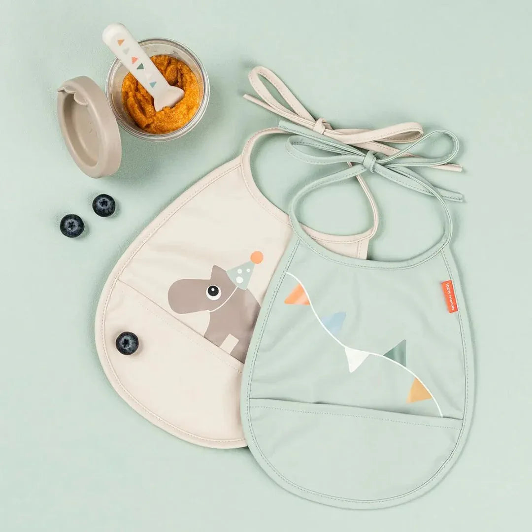 Done by Deer® Komplet 2 mini slinčkov Celebration Sand Done by Deer