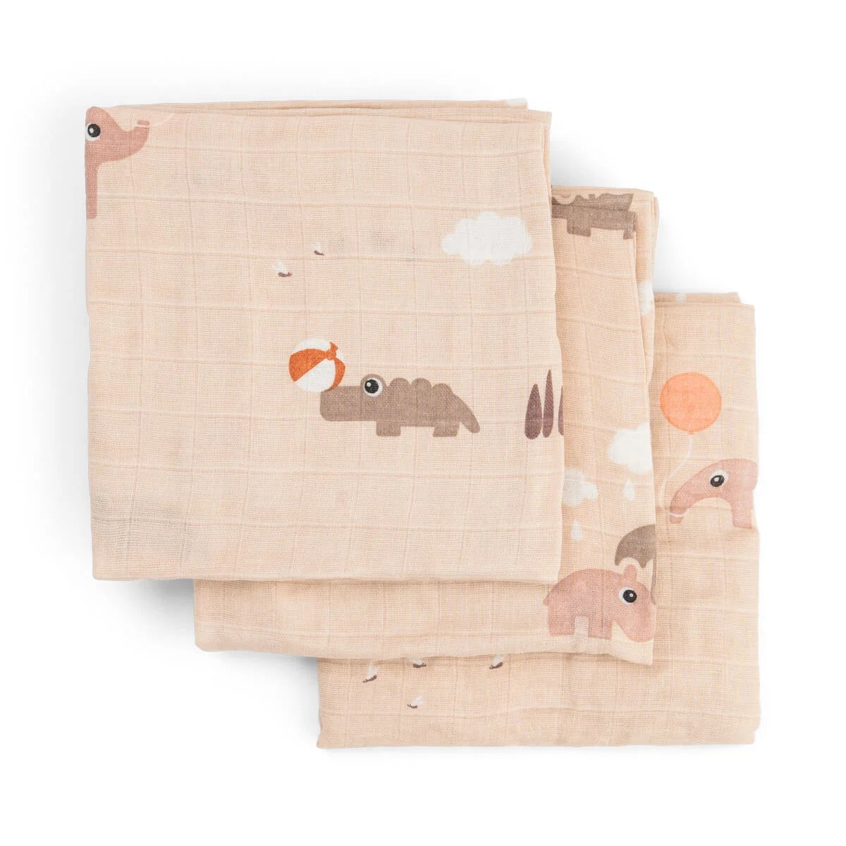 Done by Deer® Ensemble de 3 langes en tétra Playground Powder 65x65 – slika 2