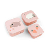 Done by Deer® Ensemble de bols à collations Tiny farm Powder