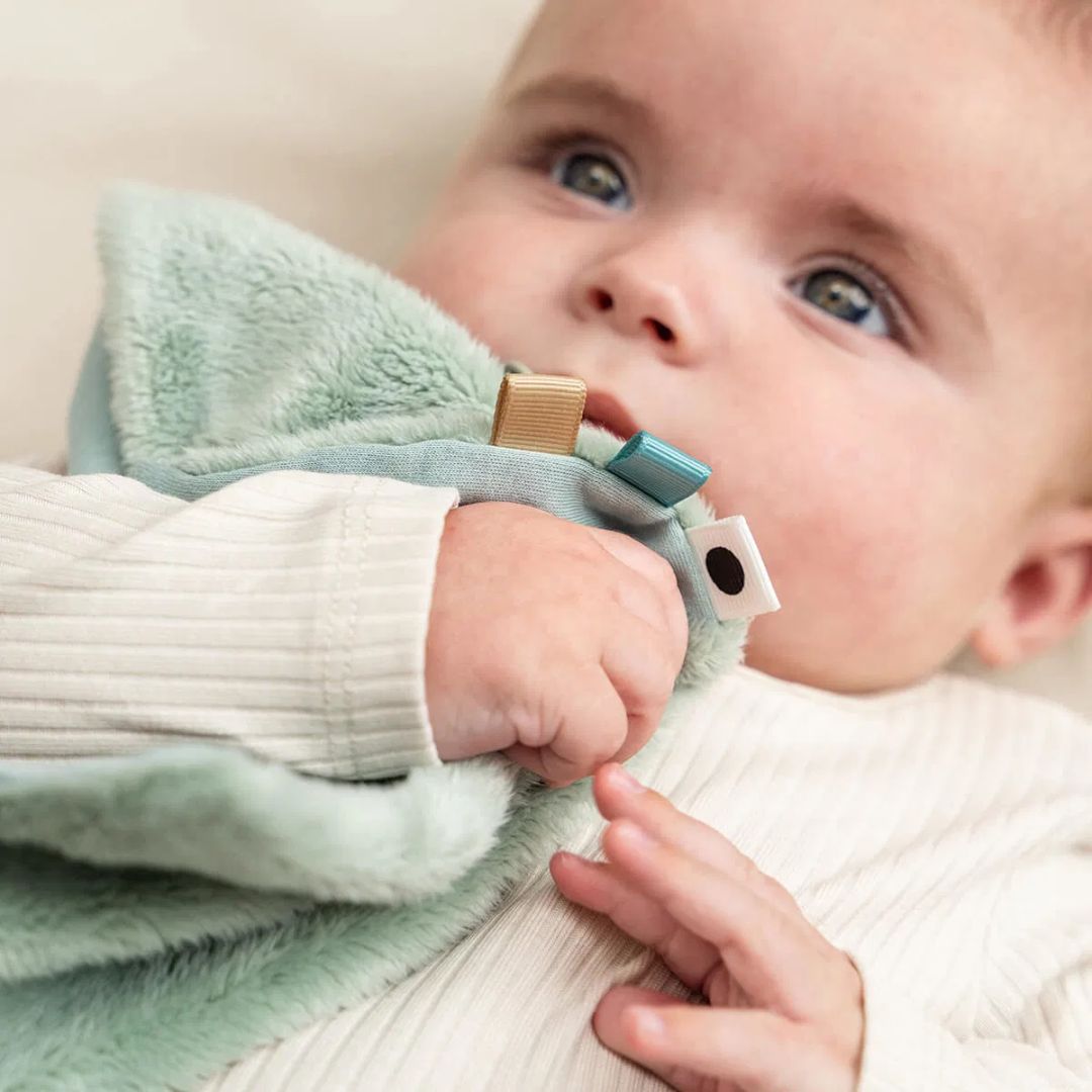 Done by Deer® Ninica s priponko za dudo prijatelj Elphee Blue Done by Deer