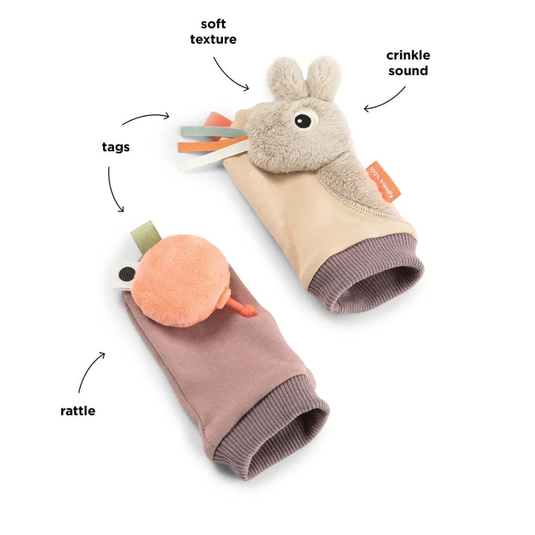 Done by Deer® Nogavičke z ropotuljico Celebration Sand Done by Deer