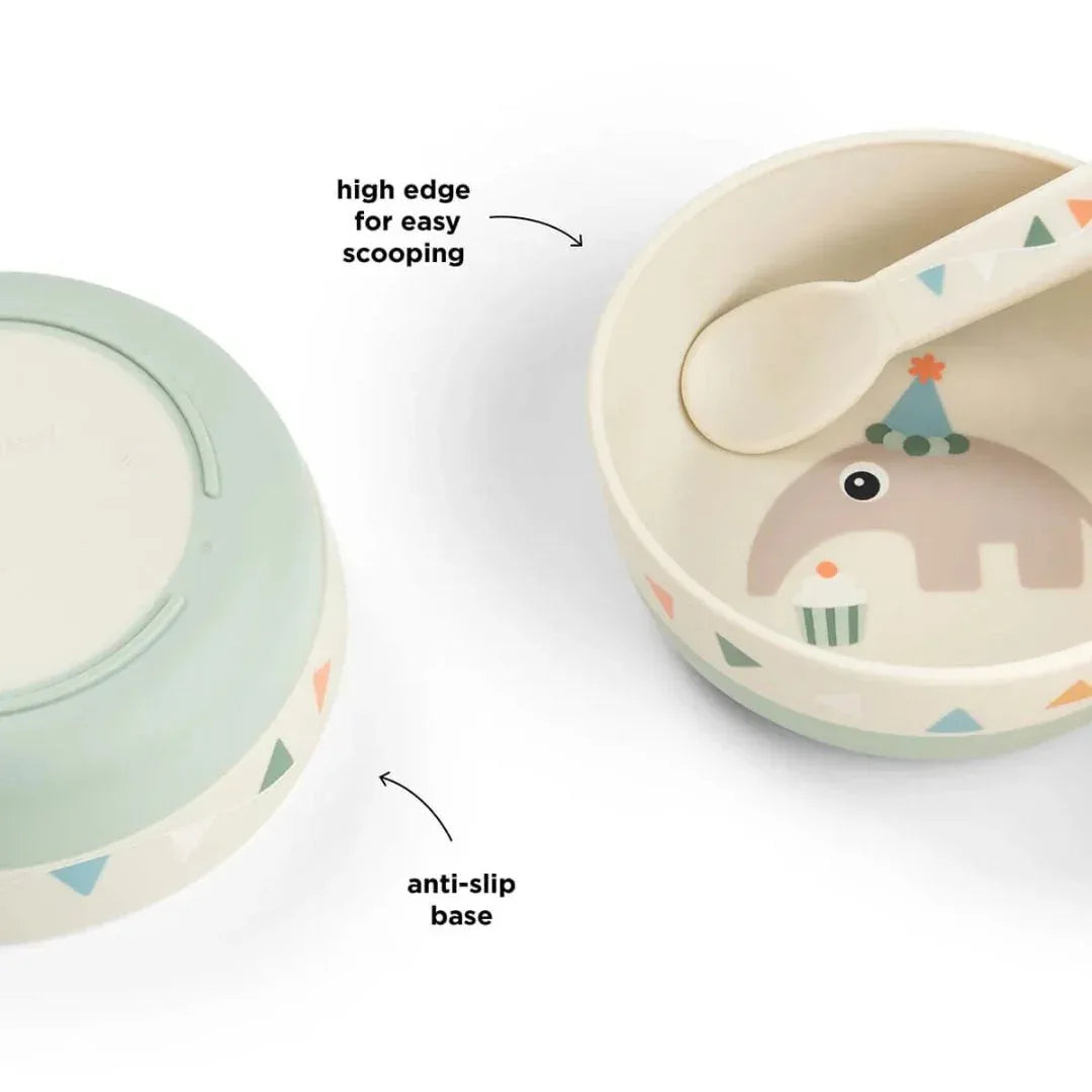 Done by Deer® Otroška skledica Foodie Celebration Sand - Evitas