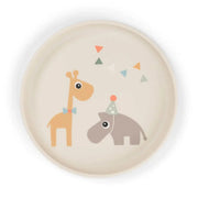 Done by Deer® Otroški krožnik Foodie Celebration Sand - Evitas