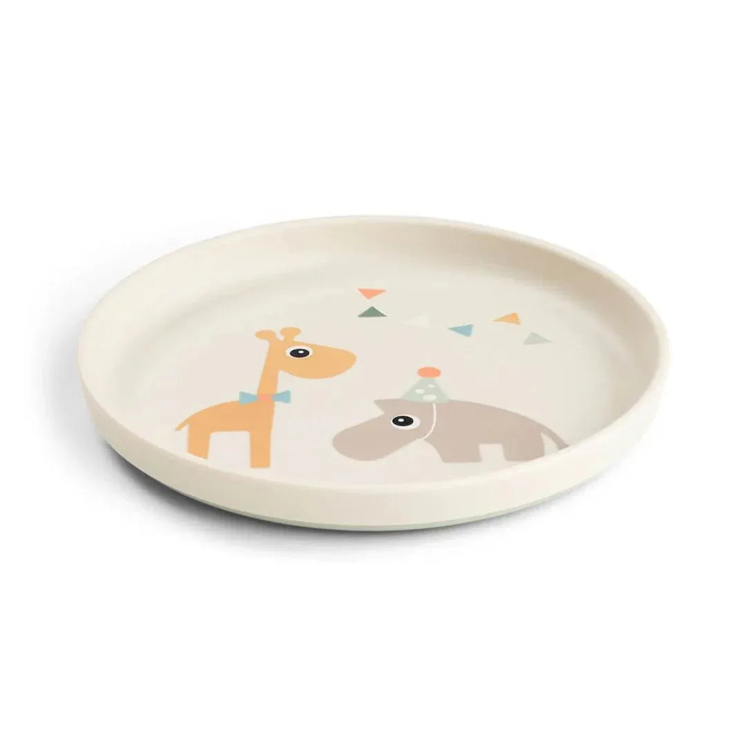 Done by Deer® Otroški krožnik Foodie Celebration Sand - Evitas