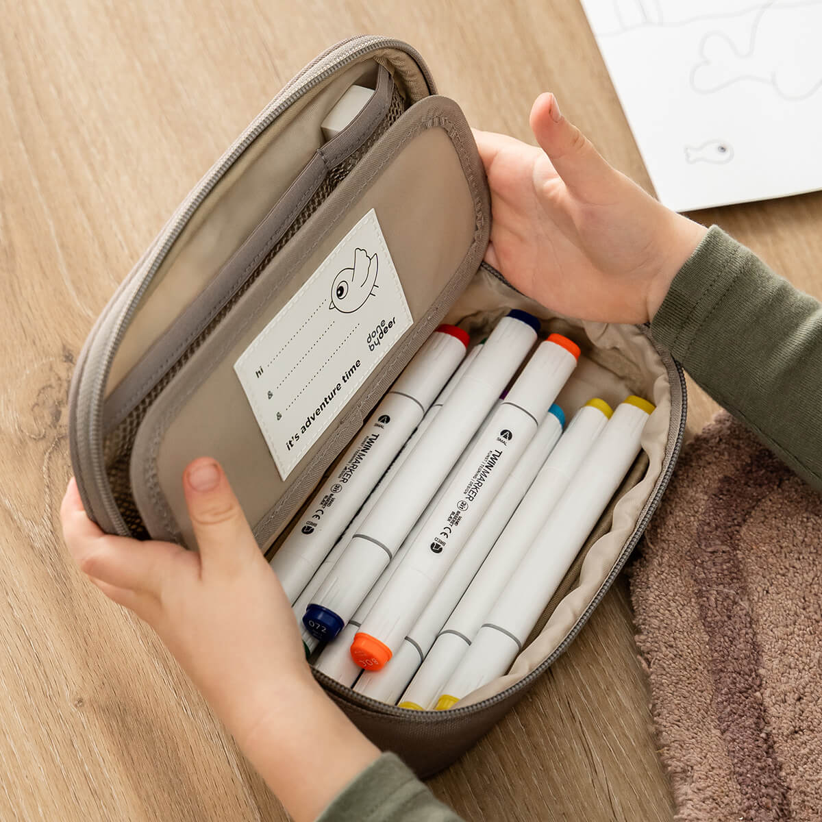 Done by Deer® Presnica Tiny trails Sand Done by Deer