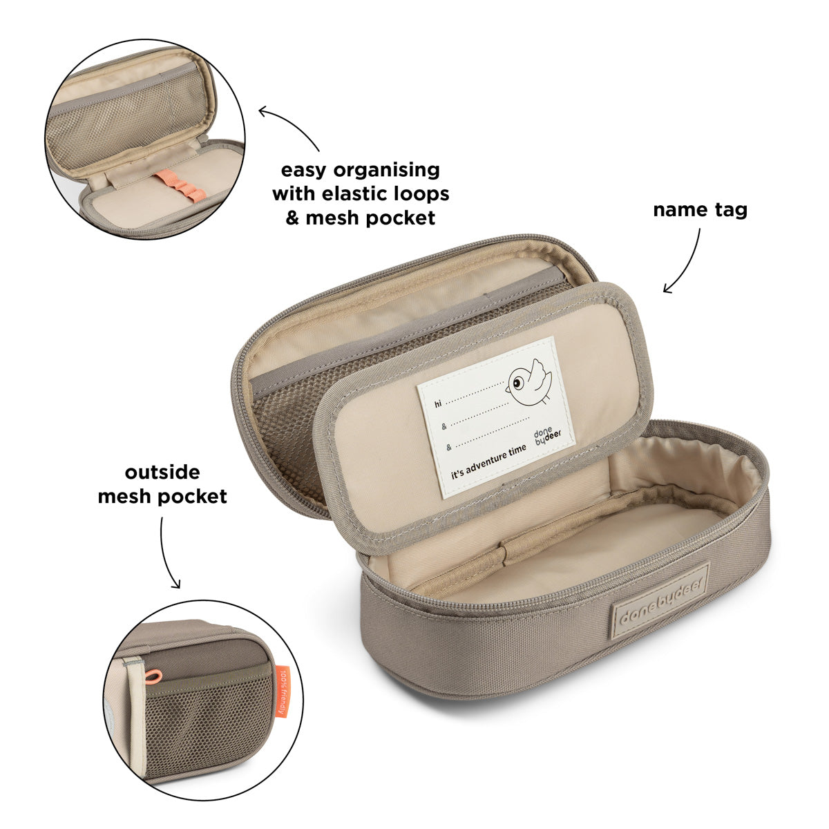 Done by Deer® Presnica Tiny trails Sand Done by Deer