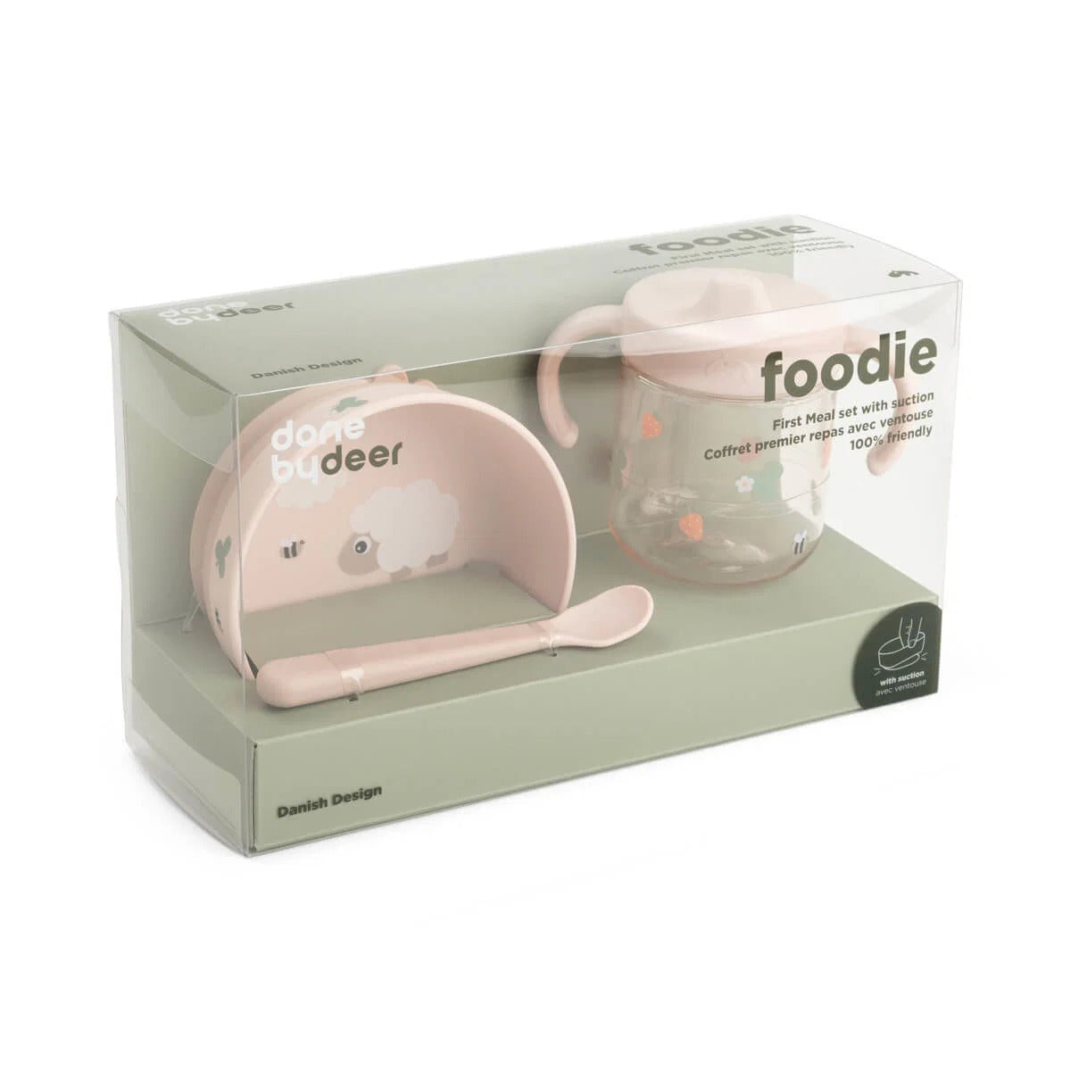 Done by Deer® Foodie weaning set Tiny farm Powder – slika 2