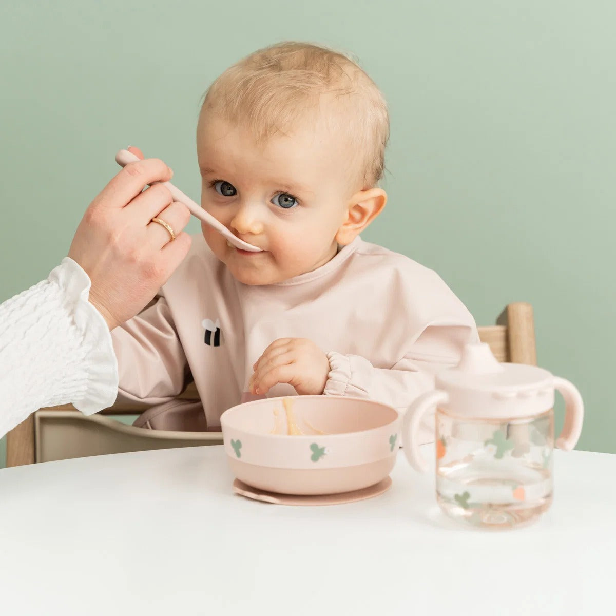 Done by Deer® Foodie weaning set Tiny farm Powder – slika 7