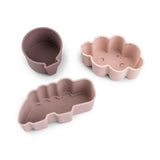 Done by Deer® Set 3 silikonskih modelčkov Happy clouds Powder