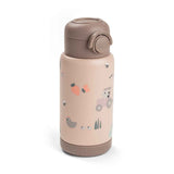 Done by Deer® Termo steklenička s slamico 340 ml Tiny farm Powder