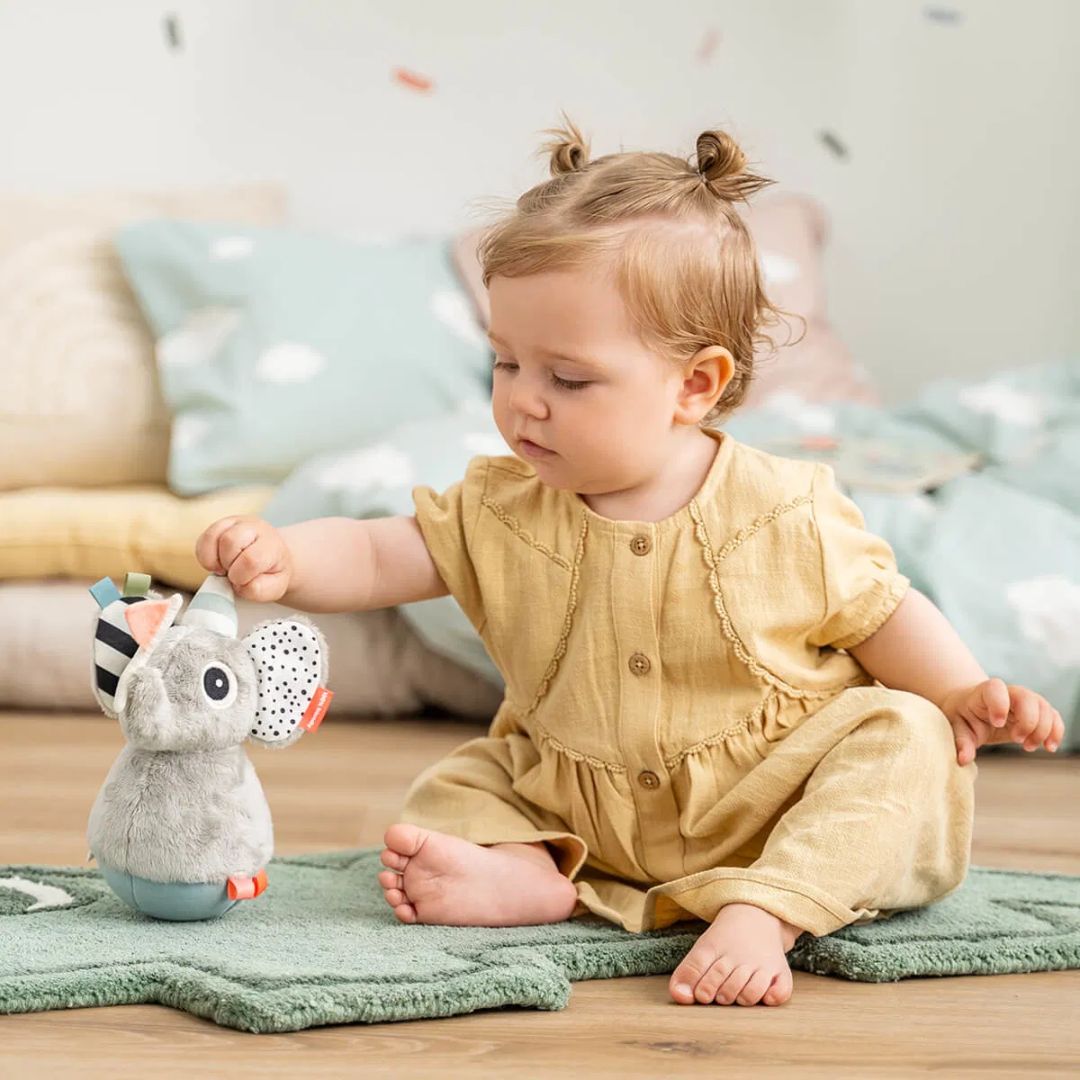 Done by Deer® Zibajoča aktivnostna igrača Elphee Colour mix Done by Deer