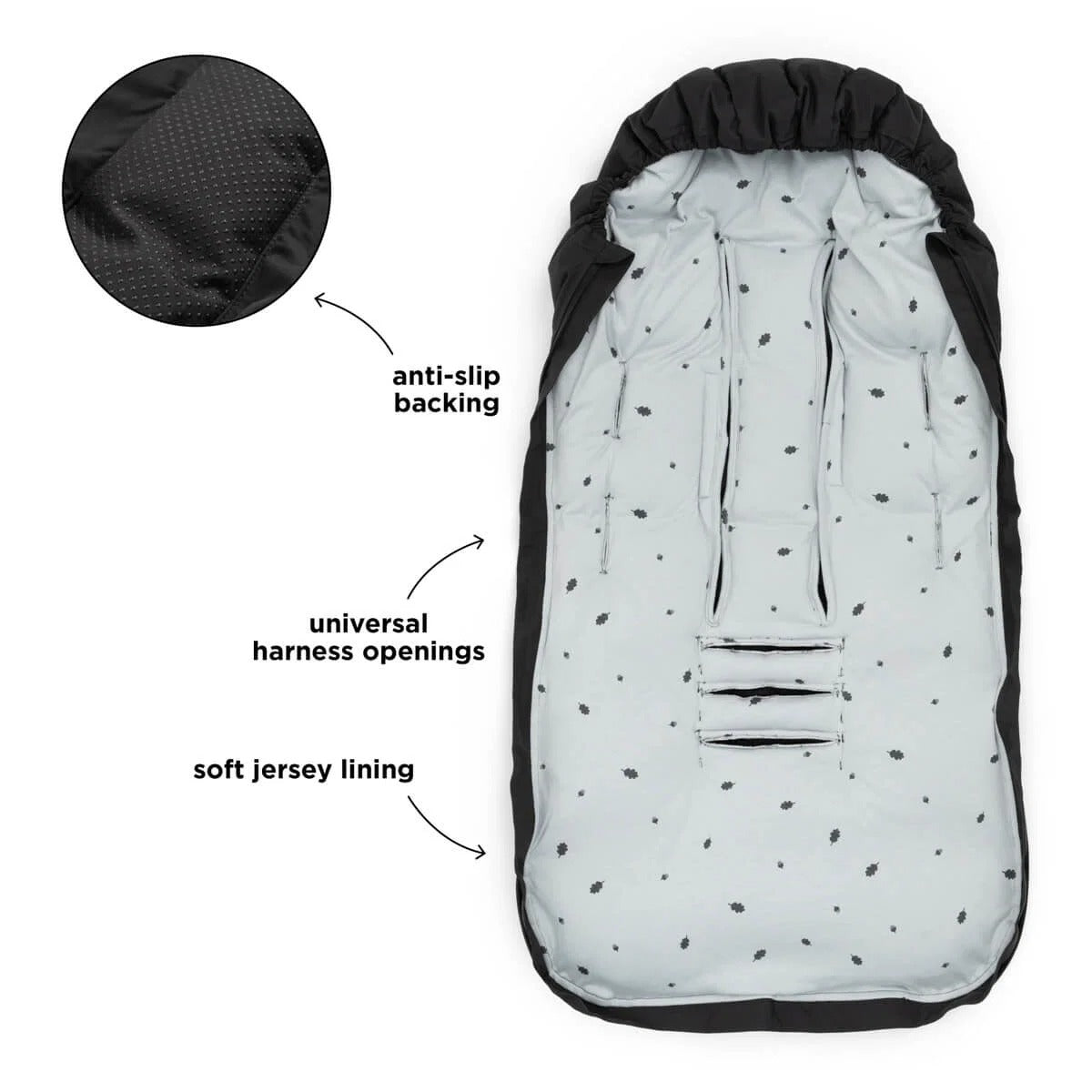 Done by Deer® Chancelière Black – slika 9
