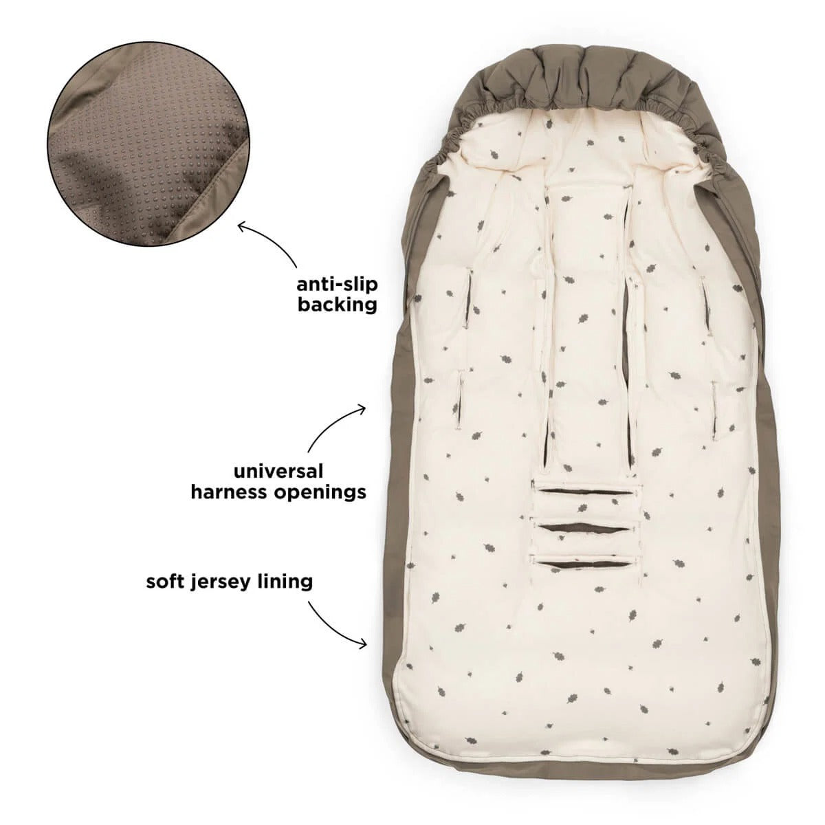 Done by Deer® Chancelière Taupe – slika 8
