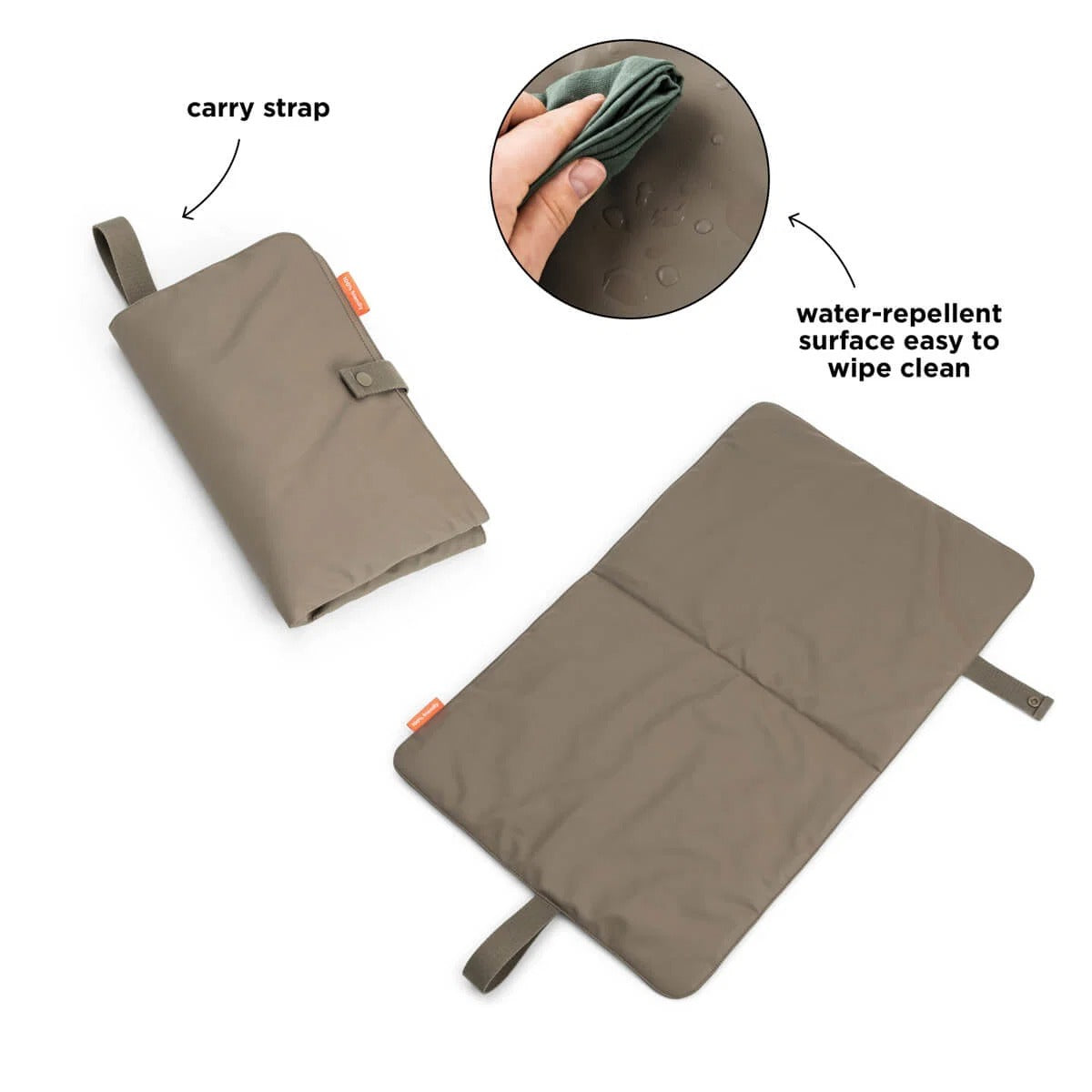 Done by Deer® Sklopiva podloga za previjanje Taupe – slika 3