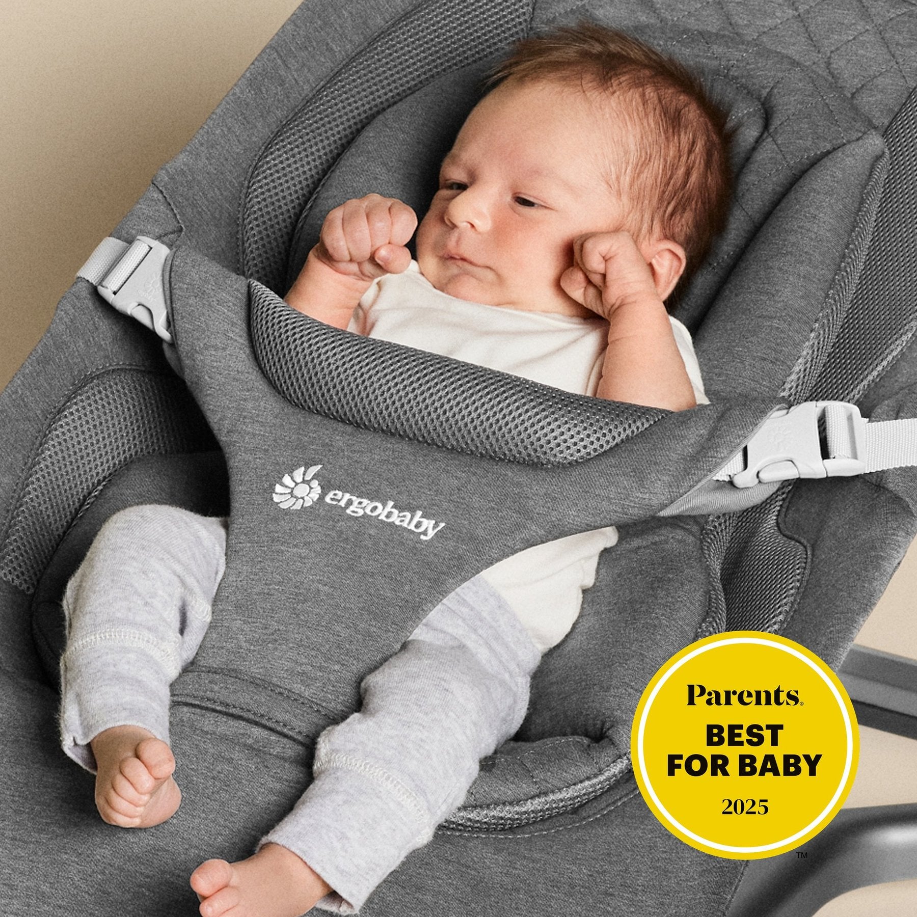 Ergobaby® Evolve ležaljka 3u1 Charcoal Grey 