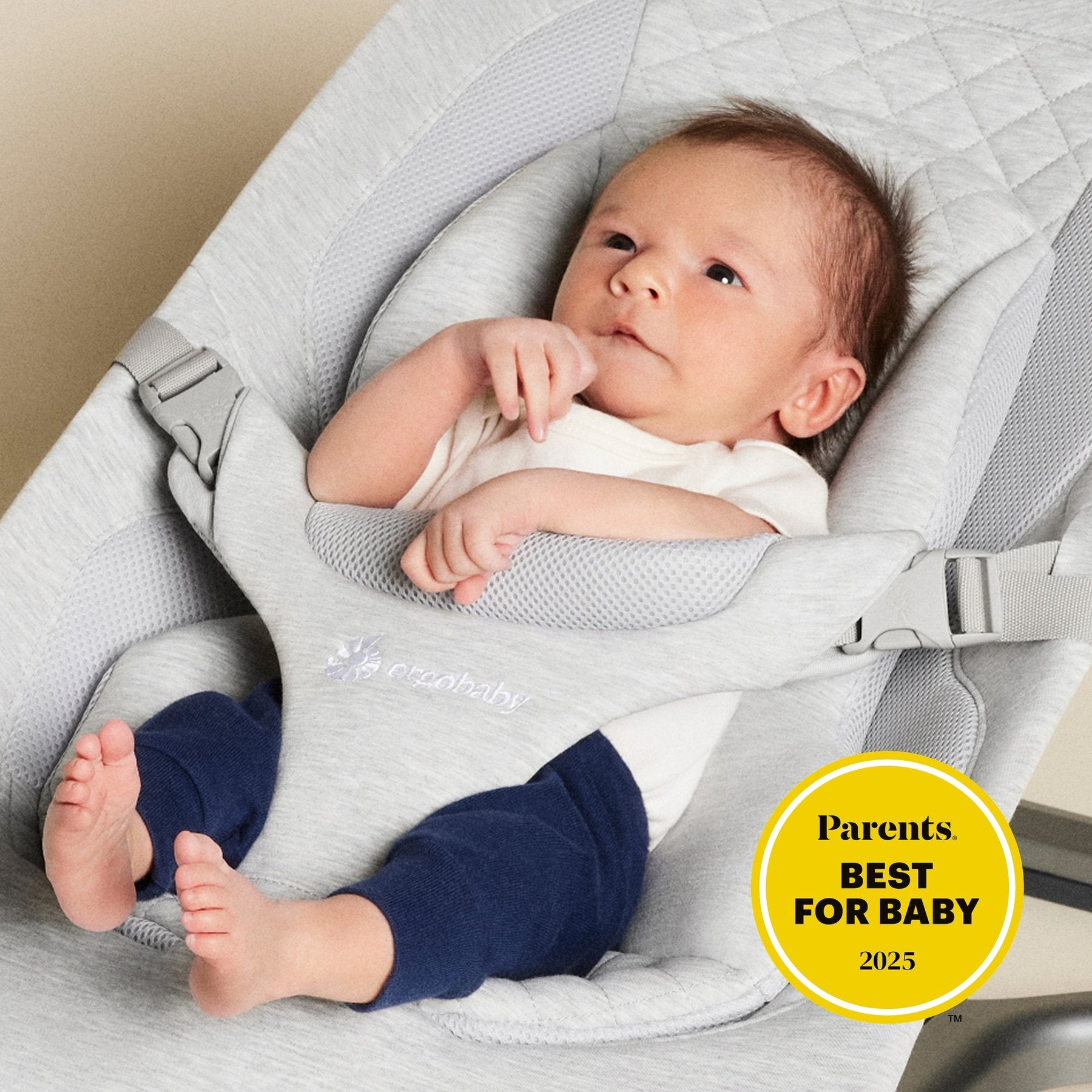 Ergobaby® Evolve ležaljka 3u1 Light Grey
