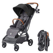 Ergobaby® Kompaktni mestni voziček Metro 3 Deluxe Black Ergobaby