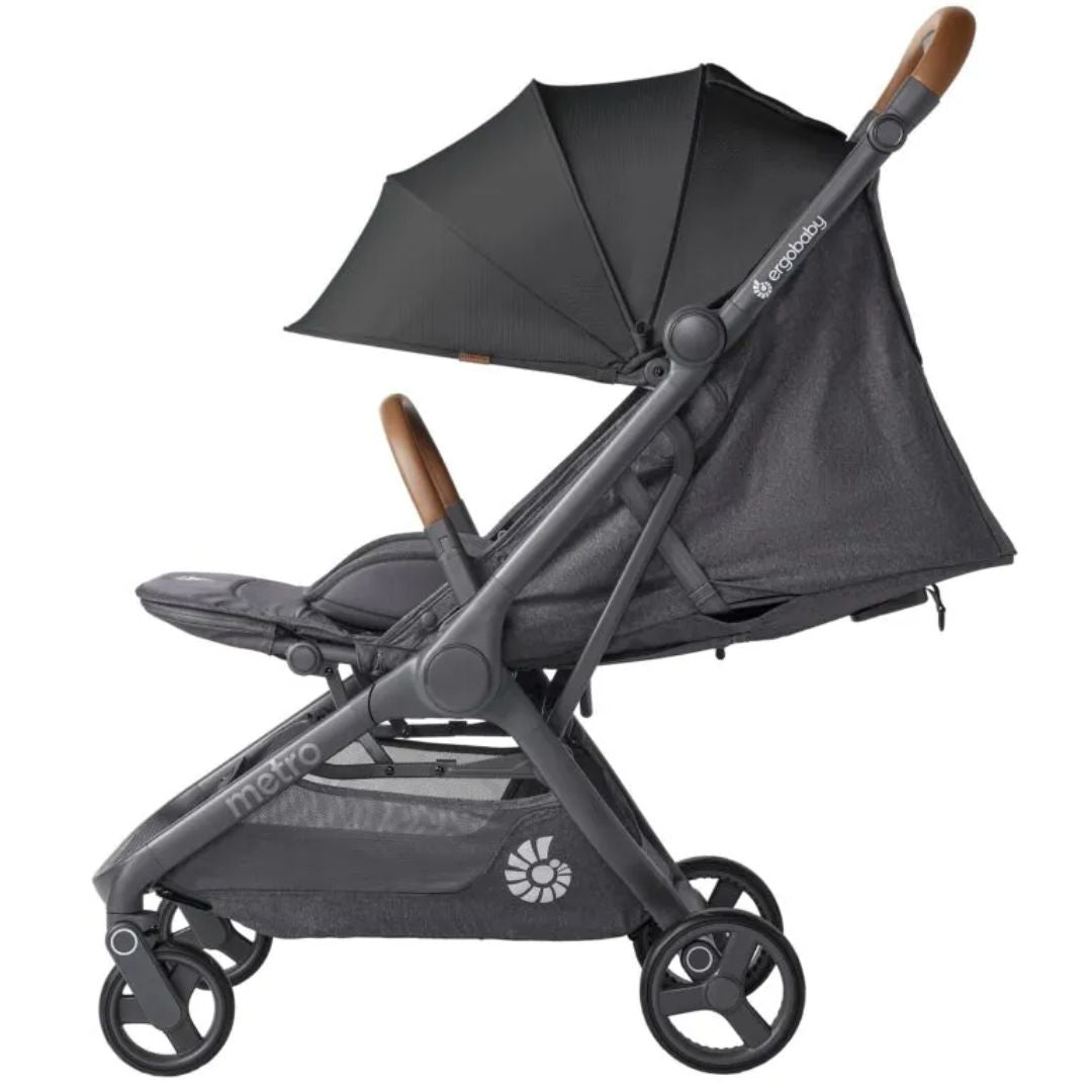 Ergobaby® Kompaktni mestni voziček Metro 3 Deluxe Black Ergobaby
