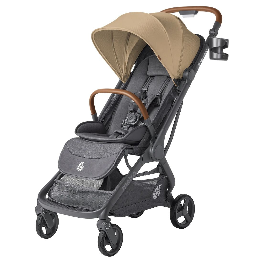Ergobaby® Kompaktni mestni voziček Metro 3 Deluxe Camel Ergobaby