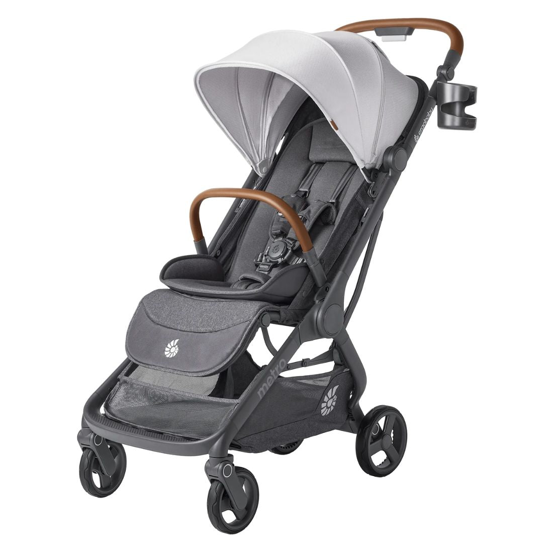 Ergobaby® Kompaktni mestni voziček Metro 3 Deluxe Pearl Grey Ergobaby