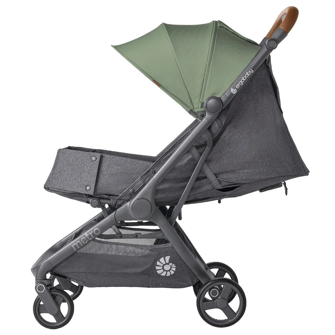 Ergobaby® Kompaktni mestni voziček Metro 3 Deluxe Willow Green Ergobaby