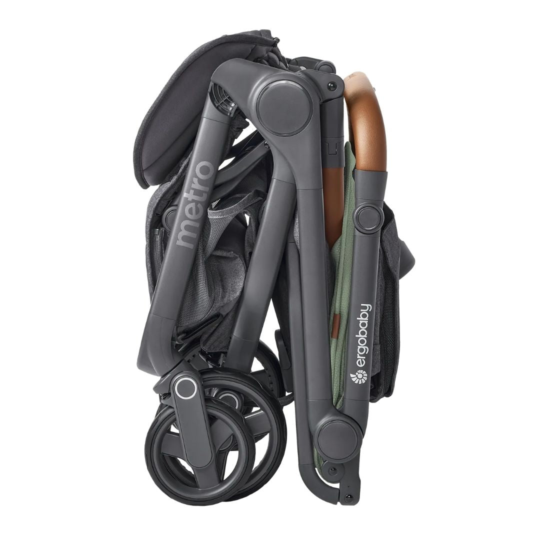 Ergobaby® Kompaktni mestni voziček Metro 3 Deluxe Willow Green Ergobaby